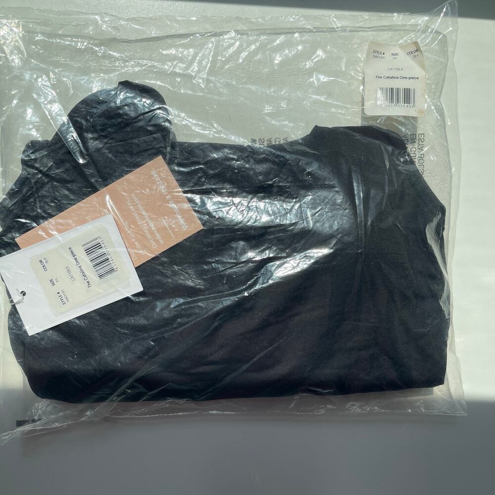 Andie Swim The Catalina One Piece Swimsuit XS Black NWT - Picture 14 of 15